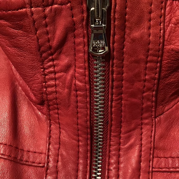 Black Rivet Leather Jacket - Picture 4 of 14